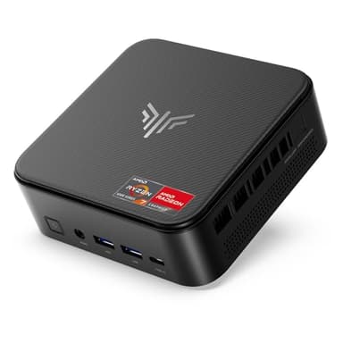 NiPoGi E3B AMD Ryzen 5 7430U, 16GB DDR4 512GB SSD Mini Desktop Computer, Radeon RX Vega 7, 4K@60Hz Triplo Display DP+HDMI+Type-C/WiFi 6/BT5.2 Micro Gaming PC