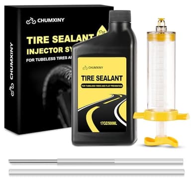 CHUMXINY Lattice per Tubeless MTB, 500ml Liquido Tubeless MTB Sigilla Rapidamente Forature Fino a 6,5 mm, Liquido Antiforatura MTB per MTB,Pneumatici per Biciclette da Strada