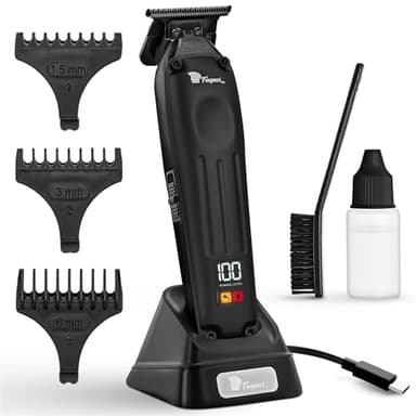 Fagaci Macchinetta per Capelli Professionale Zero Gap, Trimmer Barba Affilatura 5 Volte Più Duratura Tagliacapelli Professionale, Brushless Motor Rasoio Capelli Uomo 0 mm, Tagliacapelli a Zero