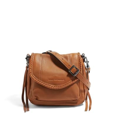 Aimee Kestenberg All For Love Mini Borsa a Tracolla, Castagna, 14 x 5.5 x 8.5 inches, All for Love - Borsa a tracolla, colore: Marrone castano con canna di fucile