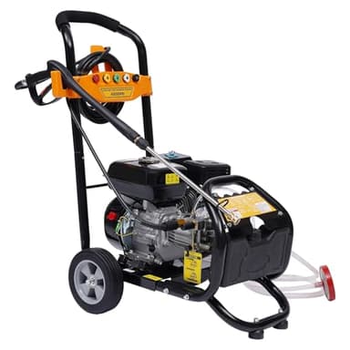 Idropulitrice a benzina 2200PSI, 7.5HP 3600 RPM Professionale Idropulitrice ad Alta Pressione, Alta Pressione Pulitore a Spruzzo Jet Portatile con 5 ugelli, Idropulitrice per Auto & Patio
