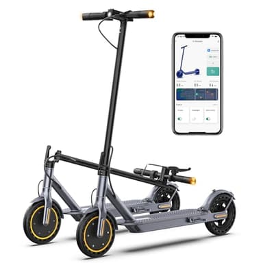 Riceel R50 Monopattino Elettrico Adulto con Freccia Direzionale, Velocità Massima 25 km/h, Autonomia Massima 30 km, 8.5" Pneumatici Solidi, Carico massimo 120 kg, Doppia frenata