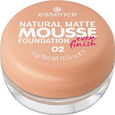 ESSENCE Natural Matte Base Maquillaje En Mousse 02 16 Gr per chi cerca qualità e praticità, per uso pratico e risultati affidabili, 16 g