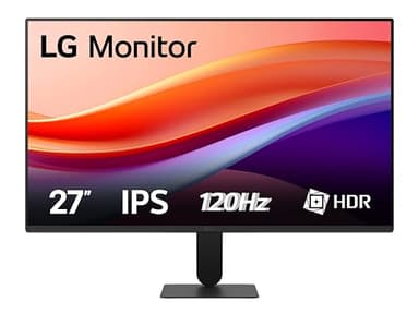 LG 27U411A Monitor 27" Full HD IPS, HDR 10, 120Hz, 1ms MBR, HDMI, D-Sub (VGA), Uscita cuffie, 1920x1080, sRGB 99%, Schermo Antiriflesso, Flicker Safe, Reader Mode, Nero