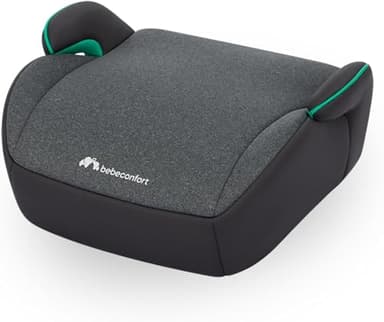 Bebeconfort Manga i-Safe Rialzo Auto, Alzatina auto per bambini 6-12 anni, 128-150 cm, Seggiolino auto leggero e compatto, Seduta imbottita, Tinted Graphite