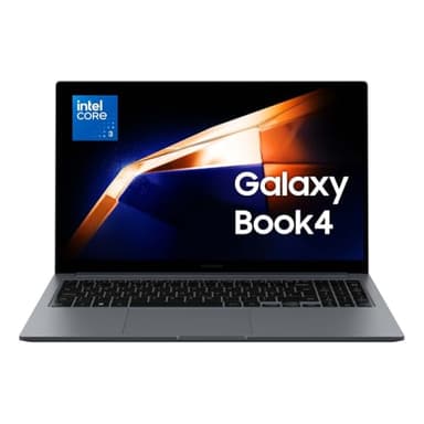 Samsung Galaxy Book4, 3 anni di garanzia, Processore Intel Core 3, 8GB RAM, 512GB, Laptop 15.6" FHD LED Display, Windows 11 Home, Gray [Versione Italiana]