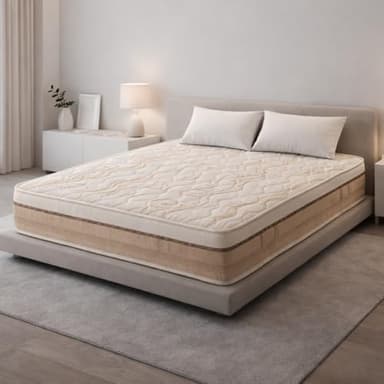 Ginflex Materasso Matrimoniale Molle Insacchettate e Memory 160x190 H26 SFODERABILE + 2 CUSCINI OMAGGIO | Antiacaro, Anallergico | Struttura indeformabile Memo Pocket 800 (Altezza: 26cm, 160x190)