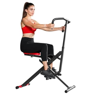 SPORTNOW Total Power Body Crunch con sedile regolabile pieghevole compatto multifunzionale dispositivo di allenamento fitness 100 kg caricabile palestra domestica per petto glutei addominali gambe e