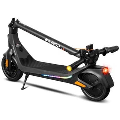 Monopattino Elettrico Adulto, Motore 500W, Velocità Max 25 km/h, Autonomia 40 km, Pneumatici Gonfiabili da 10", Controllo App e Sblocco Impronta Digitale