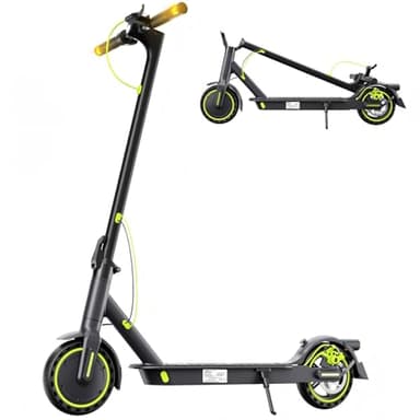 Monopattino Elettrico per Adulti, 350W 25 km/h, Leggero 10 Kg, Batteria 36V 7.8Ah per 35 km di Autonomia, Doppio Sistema Frenante, Pieghievole, Impermeabile IP54
