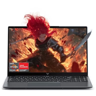 Tivique 15.6" PC Portatile Ryzen 5 7430U Fino a 4.3 GHz, Computer Portatile 16GB RAM DDR4 512GB SSD Espansione 2TB, Laptop FHD 1920x1080, WiFi 6.0, BT5.2, HDMI, USB3.2, Type C, Notebook Ufficio Studia