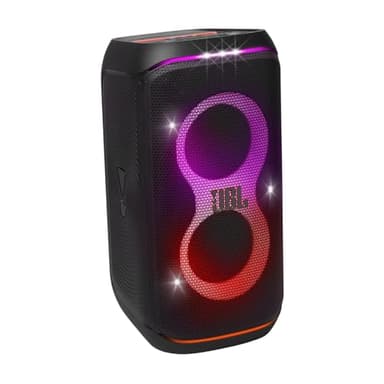 JBL PartyBox Club 120 Speaker Wireless Bluetooth Portatile, Cassa Altoparlante Impermeabile IPX4, 2 Ingressi per Microfono e Chitarra, USB, fino a 12 h di Autonomia, Nero, Spina AC UE (tipo C)