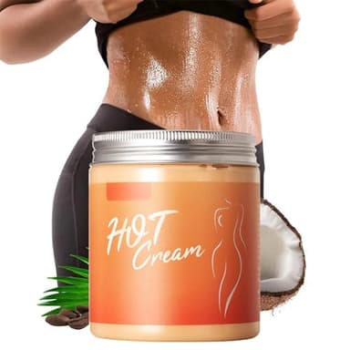 Crema Rassodante Riscaldante, Trattamento Anticellulite Naturale, Crema Idratante per Addome, Gambe, Braccia & Glutei, Per Una Pelle Morbida E Curata