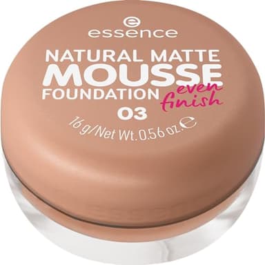 ESSENCE Natural Matte Base Maquillaje En Mousse 03 16 Gr per chi cerca qualità e praticità, per uso pratico e risultati affidabili, 16 g