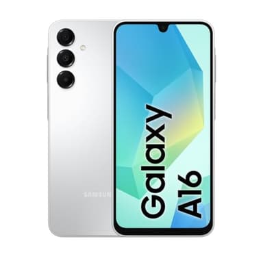 Samsung Galaxy A16, 3 anni di Garanzia del produttore, Android 14, Display Super AMOLED 6.7" FHD+, 4GB RAM, 128GB, Batteria 5.000 mAh, IP54, memoria espandibile, Gray [Versione Italiana]