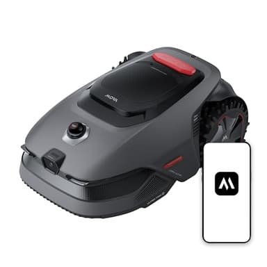 MOVA LiDAX Ultra 800 Robot Tagliaerba Senza Filo Perimetrale, Consigliato 800 m², Mappatura Automatica senza RTK con LiDAR 3D 360° e Visione IA, Taglio Bordi 5 cm, Percorso a U Efficace