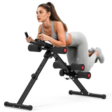 RELIFE REBUILD YOUR LIFE Attrezzo Per Addominali Glutei Attrezzi Palestra Allenamento Multifunzionale Casa Attrezzo Per Addominali Con Monitor LCD Total Crunch Originale Bodybuilding AB Machine