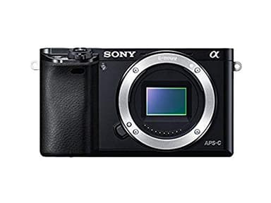Sony Alpha 6000 Fotocamera Digitale Mirrorless ad Obiettivi Intercambiabili, Sensore APS-C, Video AVCHD, Eye AF, ILCE6000B, Nero