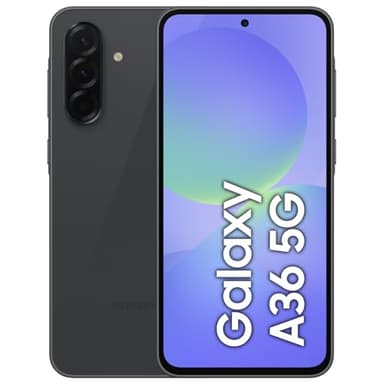 Samsung Galaxy A36 [Versione AU] 5G Serie A Telefono Cellulare, Intelligenza Impressionante, 128 GB di memoria, Display da 6,7 '', Lunga durata della batteria, Ricarica super veloce, Nero