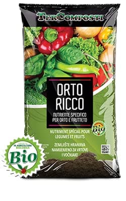 TERRICCIO ORTO RICCO 45 LITRI - TERCOMPOSTI - TERRICCIO - TERRICCIO SPECIFICO - TERRICCIO PER ORTO