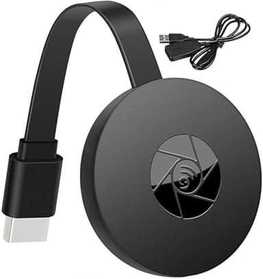Adattatore Display HDMI Wireless, Dispositivo Chromecast, Dongle TV Adattatore 1080P, Ricevitore Film e Programmi in Streaming WiFi per iPhone, iPad, Android, Tablet, Laptop, Finestra su HDTV/Monitor