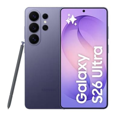 Samsung Galaxy S26 Ultra Smartphone AI, 1TB, 3 anni di Garanzia, Privacy Display Integrato, Processore Potente, Assistente Foto, Camera 200 MP, 5000 mAh, Cobalt Violet [Versione italiana]