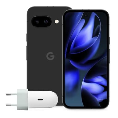 Google Pixel 9a – Smartphone Android sbloccato con fotocamera AI, batteria che dura tutto il giorno e funzioni di sicurezza avanzate – nero ossidiana, 128GB + Charger