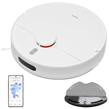 XIAOMI Robot Aspirapolvere S40C, Robot Vacuum con Lavapavimenti, Aspirazione 5000 Pa, Navigazione Intelligente LDS, Controllo App, Ideale per Animali Domestici, Pavimenti Duri e Moquette