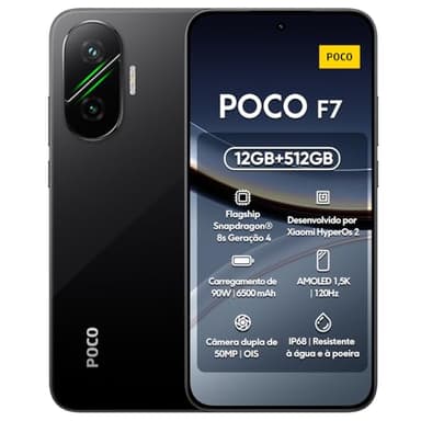 Xiaomi POCO F7 5G 12GB/512GB Nero (Black) Doppia SIM（senza caricatore）