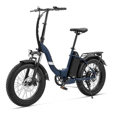 Touroll Bicicletta Elettrica, S3 Pro/S3/S2 Bici Elettrica pieghevole, 20"×4.0"/3.0" fat bike elettrica, Autonomia 195/150/65 KM, Motore 55/50/40 Nm, Forcella Ammortizzata,Batteria Rimovibile-S2