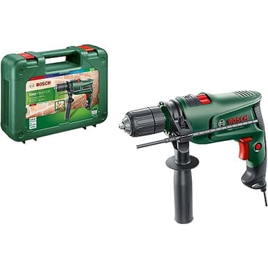 Bosch Home and Garden Bosch Trapano Elettrico a Percussione EasyImpact 630 (630 W, in Valigetta), Verde, 1/2 Pollice