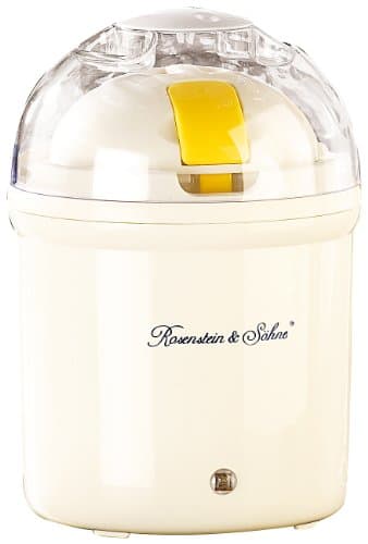 Rosenstein & Söhne Yoghurt Makers - macchina per yogurt: Yogurtiera, Contenitore per yogurt estraibile con coperchio separato, Consumo energetico di 9 Watt (preparatore di, preparatore da 1 litro)