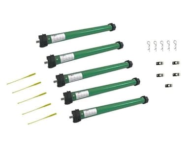 Motori per tapparella elettrica 100 kg - 50 Nm 5 PEZZI RISPARMIO ENERGETICO Silenziosi Automazione Tapparella Avvolgibile Motori completo di accessori e istruzioni