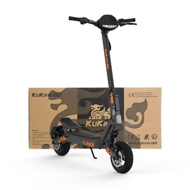 KuKirin G2 Monopattino Elettrico Adulto Pieghevole, Batteria 48V 15.6Ah, Autonomia fino a 55 km, Pneumatici Tubeless 10 Pollici, Doppia Sospensione, Doppio Freno a Disco