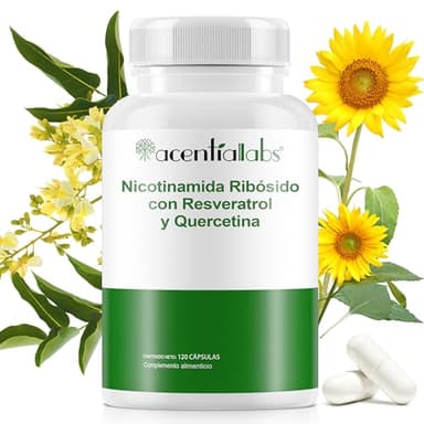Capsule NAD+ Liposomiali con Resveratrolo e Quercetina - NAD Booster 910 mg Capsule Morbide, Integratore NAD+ 120 Capsule - Per Energia Cellulare e Supporto alla Pelle - Vegano