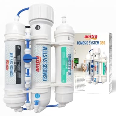 AMTRA OSMOSIS SYSTEM 190 - Impianto Osmosi Inversa per produzione di acqua osmotica per acquario - Membrana da 50 Galloni (190 litri) / giorno