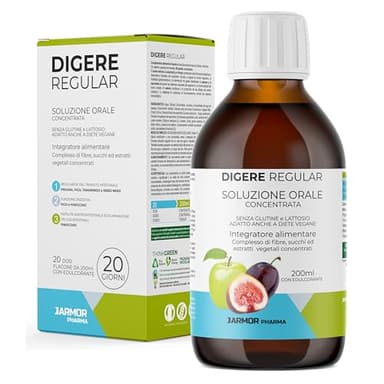 Lassativo Naturale Per Stitichezza 200 ml - Delicato Non Crea Dolori Addominali - Sollievo dalla Costipazione, Ammorbidente per Feci - Prugna, Finocchio, Tamarindo, Mela Verde, Ribes Nero