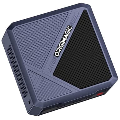 origimagic A1 Pro Mini PC con Ryzen 9 7940HS (fino a 5,2 GHz), 32 GB DDR5 (max 64 GB), 1 TB SSD, triplice uscita 4K, WiFi 6E, BT 5.2 / LAN 2,5 G, ideale per gaming, design e uso office