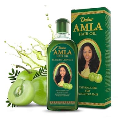 Dabur Amla - Olio per capelli, 100 ml, per capelli forti, lunghi e spessi, nutre il cuoio capelluto, controlla la caduta dei capelli, rafforza i capelli e favorisce la crescita dei capelli