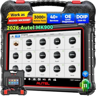 Autel MaxiCOM MK900 OBD2 Auto Diagnostica: 2024 come MK900BT Aggiornamento da MK808BT PRO MX808S MK808Z Strumento Diagnostico, 40+ Servizio, 3000+ Test Attivi, CANFD/DoIP, Tutte le Diagnosi di Distema