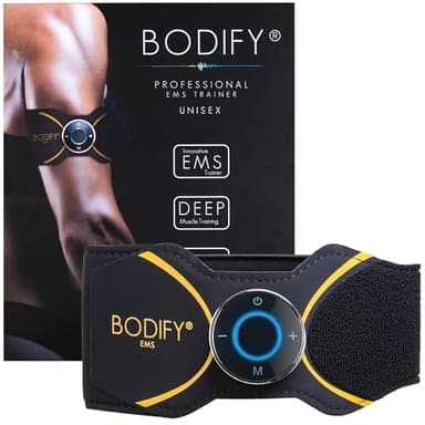 Bodify® 2-in-1 EMS Arm & Leg Trainer PRO – Attivazione mirata di Braccia e Gambe! – Attivazione Muscolare – Allenamento EMS – Allenamento di Braccia e Gambe – per Uomini e Donne L'Originale