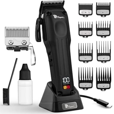 Fagaci Tagliacapelli Uomo Professionale Con Precisione Superiore, Affilatura 5 Volte Più Duratura Macchinetta Capelli, Taglia Capelli per Uomo Con 2 Lame: Fade & Taper, Tagliacapelli Professionale