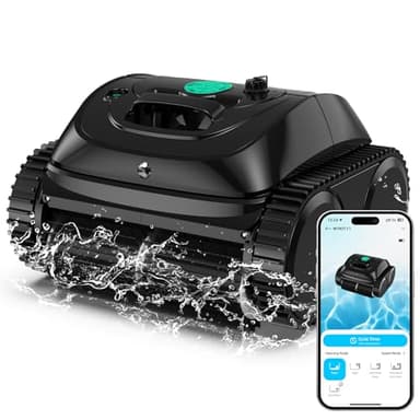 WYBOT C1 Robot Pulitore per Piscine con Pianificazione Intelligente del Percorso, Pulizia Fondo/Pareti/Linea dell'Acqua, Robot Piscina con Triplo Motore Migliorato Funziona per 150 Mins, Fino a 150㎡