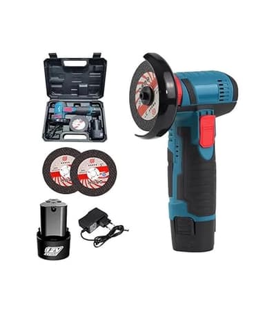 Mini Flex Mini Smerigliatrice Taglierina Elettrica A Doppia Batteria Litio 12v 1.5ah 76mm 19500rpm Doppio Disco