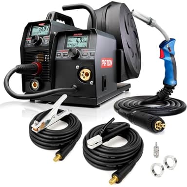 PATON ProMIG-250-15-2 250A Set saldatura MIG 3 in 1, 230V, alimentazione filo 15-2, Saldatrice MIG senza gas, TIG MIG MMA, Saldatrice inverter professionale per professionisti
