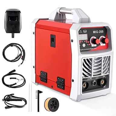 Aomdom Saldatrice 3 in 1 MIG/ARC/Lift TIG, saldatrice inverter IGBT da 300 A con display LCD, saldatrice portatile da 220 V per uso professionale e domestico