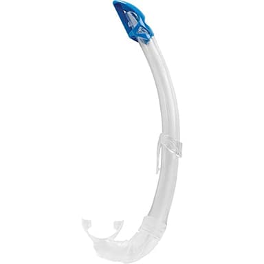 Cressi Mexico Snorkel SIL. Clear/Tube Blue