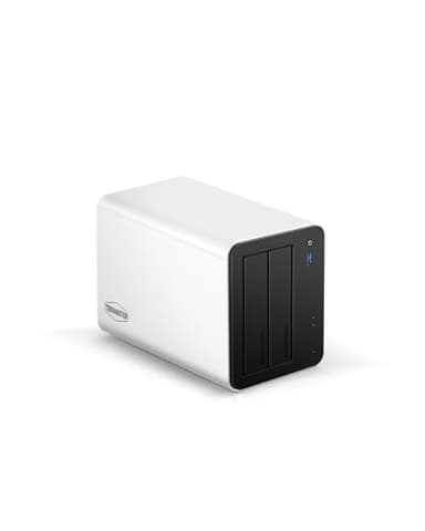 TERRAMASTER F2-425 Plus NAS Storage - 2Bay Intel N150 Quad-Core CPU, 8GB RAM DDR5, 5GbE LAN x 2, M.2 Slot x 3, Network Attached Storage per Lavoro di Gruppo, Server Multimediale (Diskless)