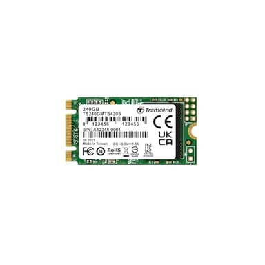 Transcend MTS420S 240GB SSD interno M.2 2242 SATA III 6 Gb/s, memoria 3D TLC NAND - TS240GMTS420S