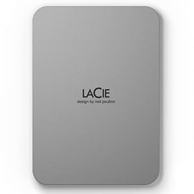 LaCie Mobile Drive 4TB, Hard disk esterno portatile, per PC Mac iPad & iPhone, Data Rescue Service (STLP4000400)